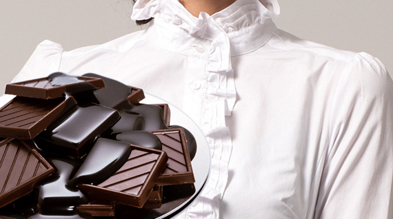 chocola uit kleding