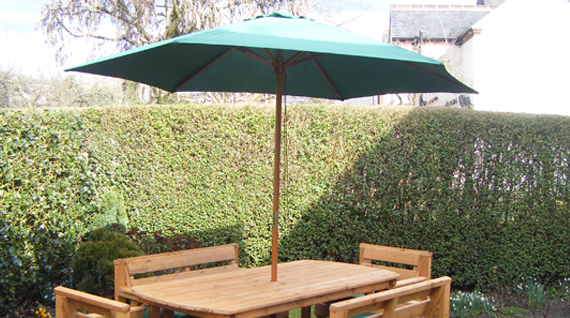 how to clean a cantilever parasol