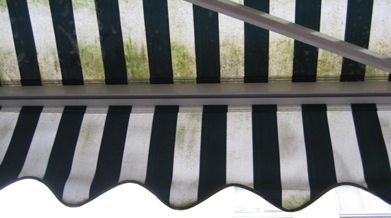 how to clean awnings