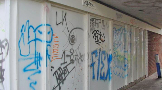 Graffiti weghalen