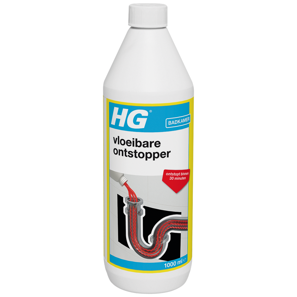 HG liquid drain unblocker cleaner remove blockages effectively