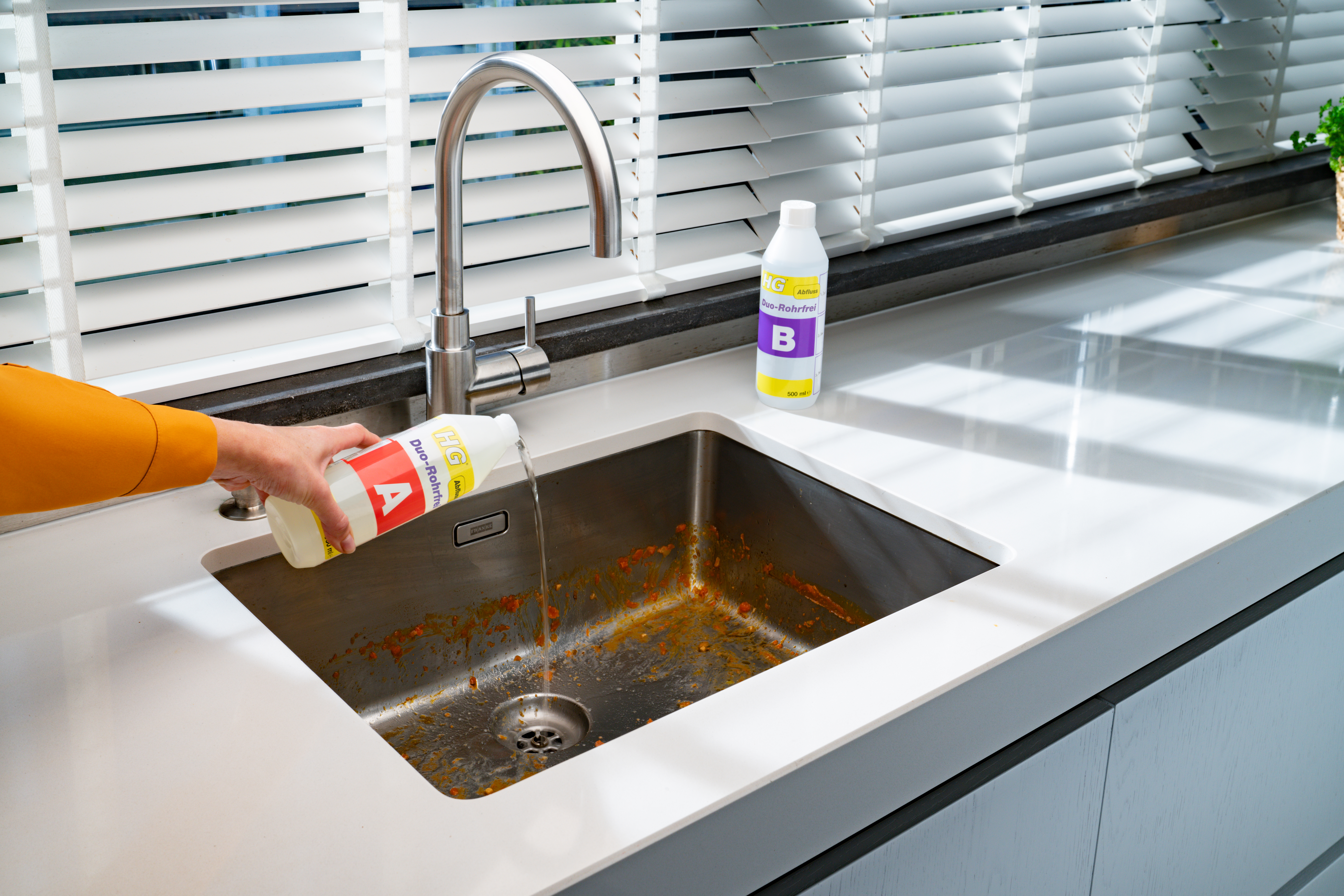 HG-Tipps: Verstopfungen in Abfluss oder Spüle beseitigen