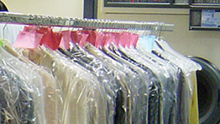 Dry cleaning clothing