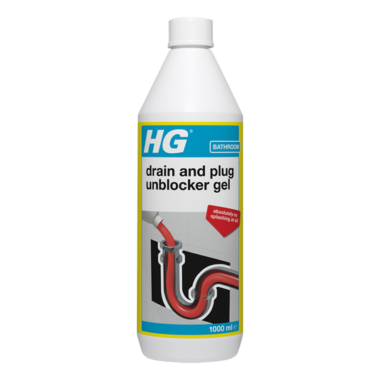 HG drain and plug unblocker gel