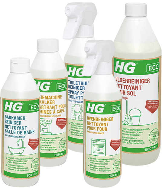 HG ecological cleaning products sustainable and environment friendly