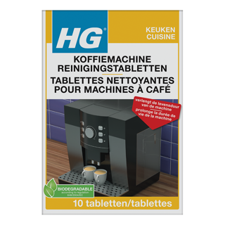 HG universal cleaning tablets for coffee machines