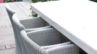 How to clean garden furniture