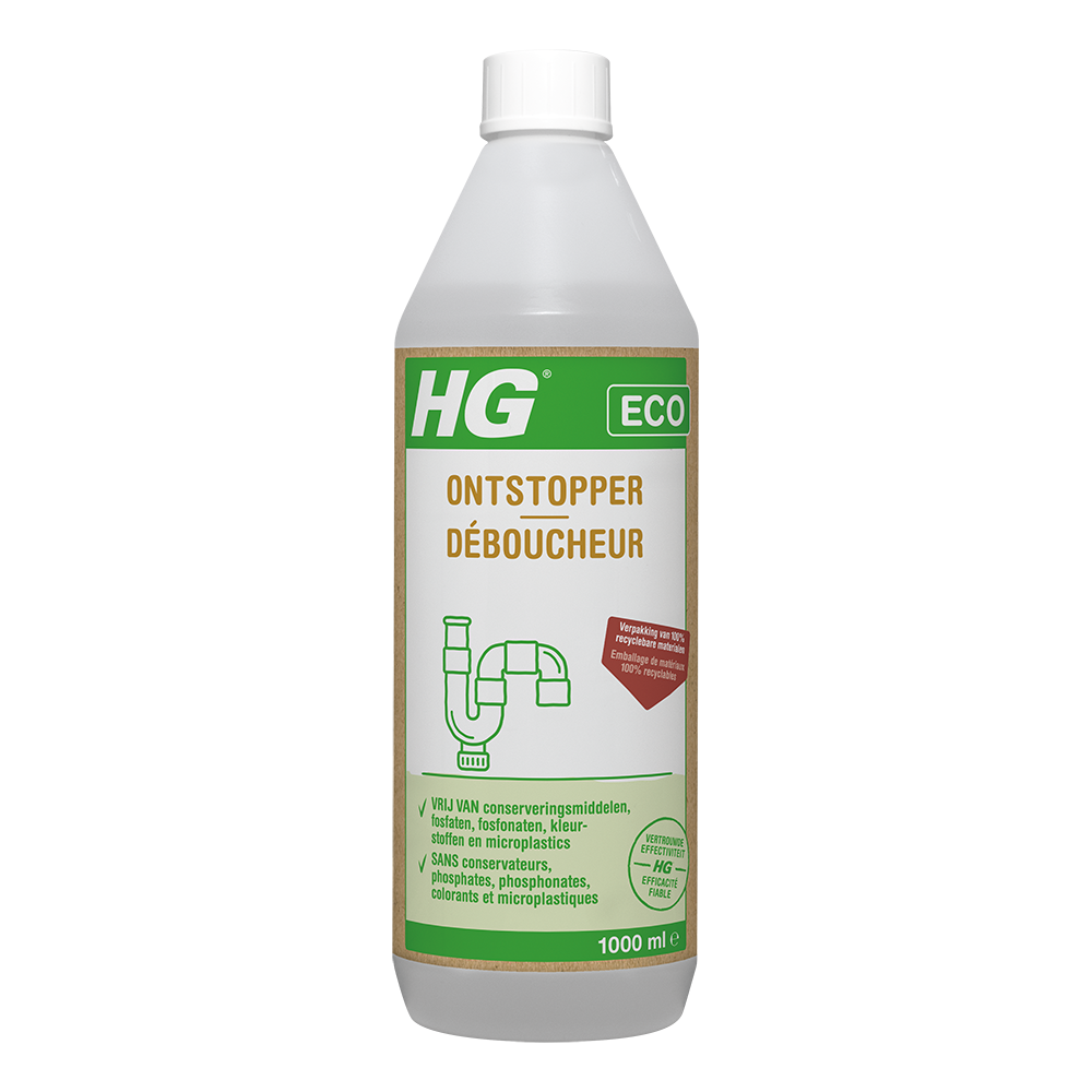 HG ECO ontstopper dé ideale ecologische ontstopper