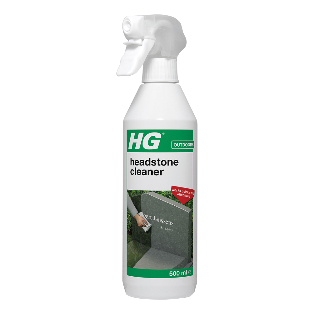 HG headstone cleaning spray headstone cleaner against dirt and stains