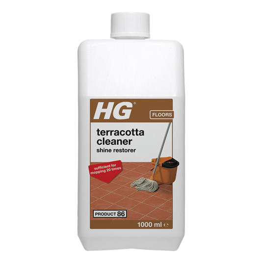 Hg Terra Cotta Clean And Shine Quick And Effective Terracotta