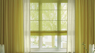 Curtains, net curtains, textile blinds