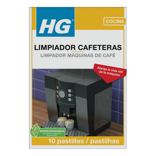 HG Limpiador universal en pastillas para máquinas de café