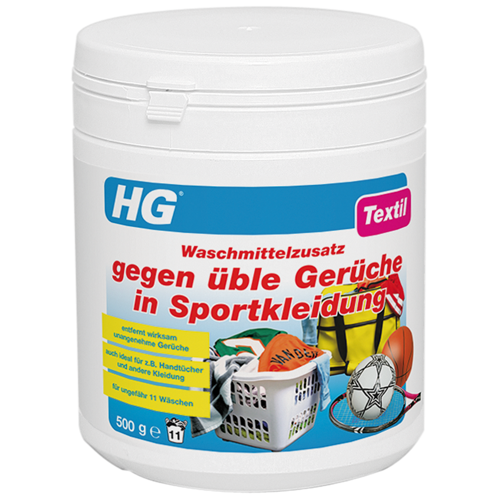 HG Waschmittelzusatz gegen übel riechende Wäsche | nie wieder Wäsche