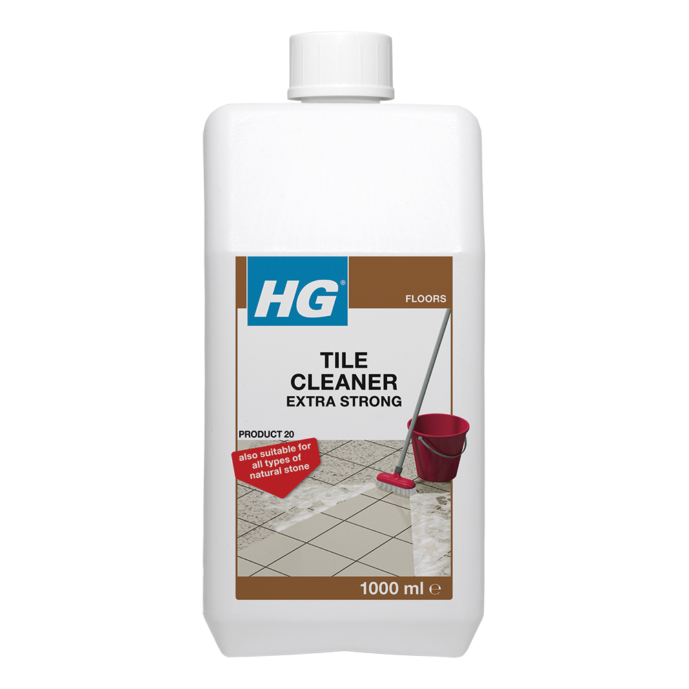 HG tile cleaner extra strong removes real problem dirt