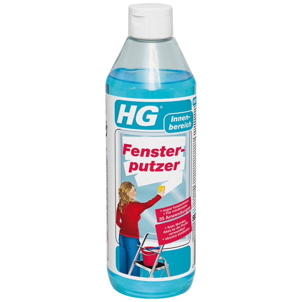 HG Fensterputzer Fensterreiniger für schlierenfrei saubere Fenster