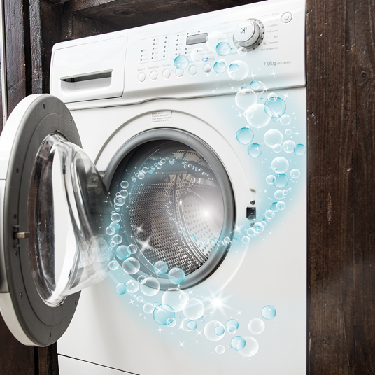 HG washing machine cleaner and odour freshener