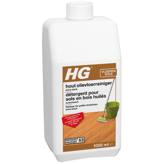 HG détergent puissant pour sols huilés (produit n° 63)