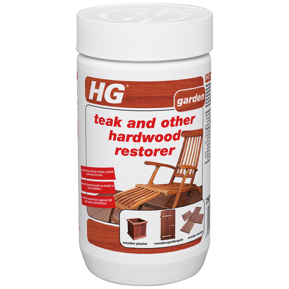 HG teak and other hardwood restorer teak cleaner for hardwood