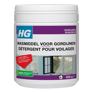 HG detergent for bright white net curtains