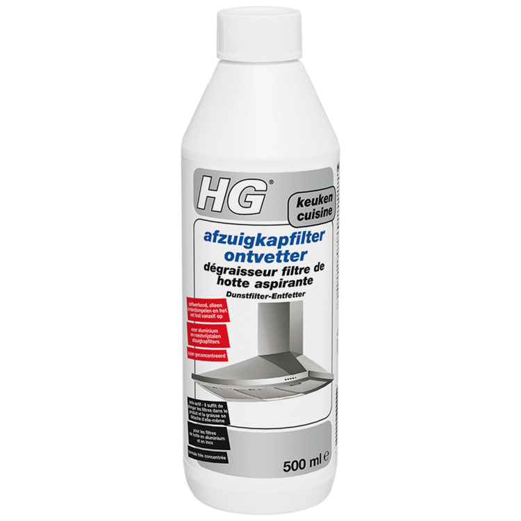 HG afzuigkapfilter ontvetter | eenvoudig vetvrij en schoon