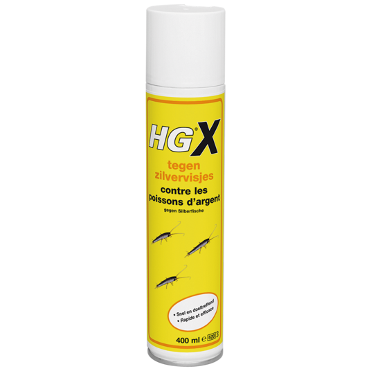 HGX spray tegen zilvervisjes