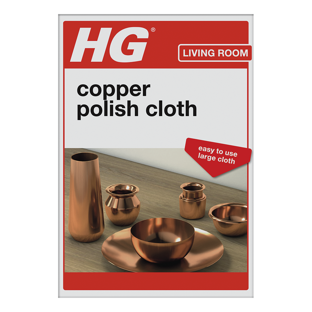 HG copper shine cloth the copper cleaning cloth for a sparkling shine