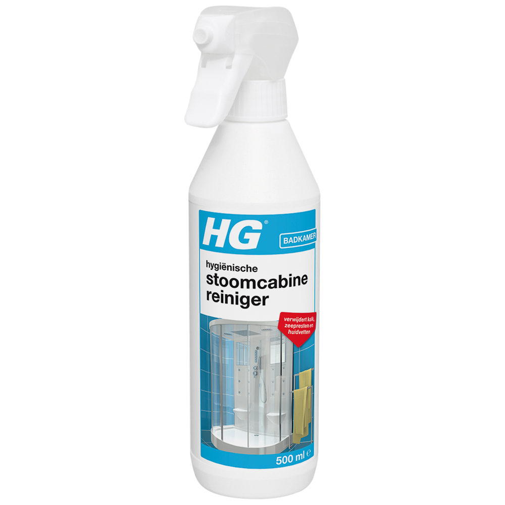 HG steamcabin cleaner for quick & safe cleaning of your steam cabin