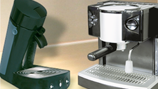espressokokare/ kaffekokare för pods