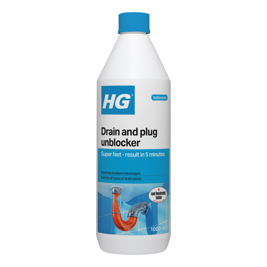 hg drain unblocker liquid remove blockages effectively