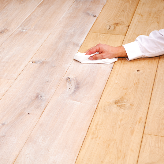 Hg White Wash Floor Oil Accentuates The Original Wood Structure