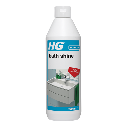 HG bathroom cleaner shine restorer