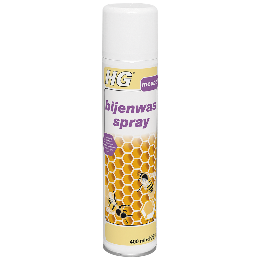 HG bijenwas spray | voedende bijenwas voor meubels van alle houtsoorten